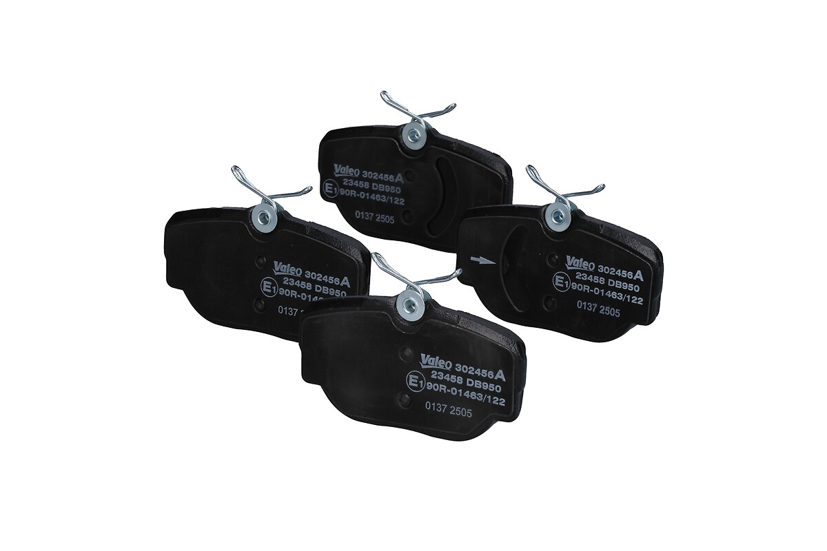 Jeu de 4 plaquettes de frein VALEO ref. 302456A